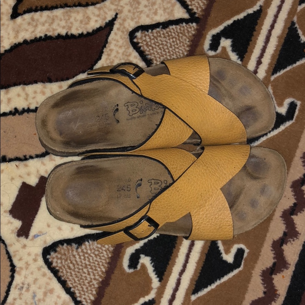 Mustard yellow Birks